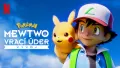 3D grafika trenéra Ashe s Pikachuem na rameni na světle modrém pozadí oblohy, jedlý obrázek na dort