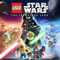 Jedlý obrázek s LEGO postavičkami ze Star Wars: Darth Vader, Luke Skywalker, Rey, Chewbacca a BB-8 před Hvězdou smrti, jedlý obrázek na dort