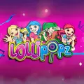 Kreslené dívky skupiny Lollipopz s mikrofony na růžovém pozadí s hudebními motivy, jedlý obrázek na dort