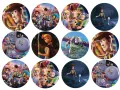 Woody, Buzz Rakeťák a přátelé z Toy Story, jedlý obrázek na dort a muffiny