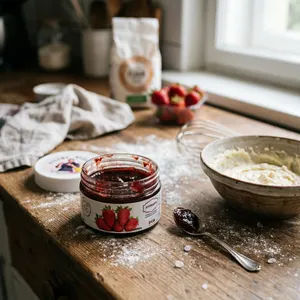Ochucovací pasta do krému, Jahoda 200g Joypaste