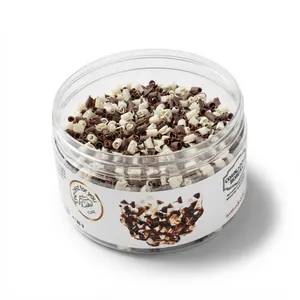 Čokoládové hobliny DUO bílá a tmavá 80g