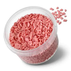 Šupiny z polevy růžové na zdobení dortů 50g
