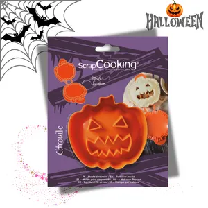 Zlověstná DÝNĚ 2v1 vykrajovátko a formička na Halloween pečení