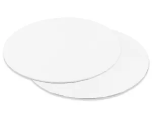 Dortové tácky 3 ks - 25 cm | bílý kruh