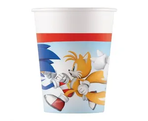 Papírové kelímky Sonic - 8 ks