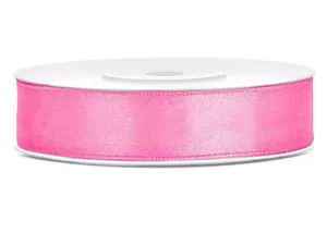 Růžová stuha 12 mm x 25 m (1 ks)