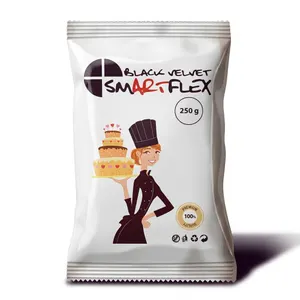 250g Potahovací dortová hmota SMARTFLEX, Černá - Vanilka