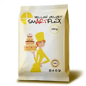 250g Potahovací dortová hmota SMARTFLEX, Žlutá - Vanilka