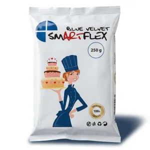 250g Potahovací dortová hmota SMARTFLEX, Modrá - Vanilka