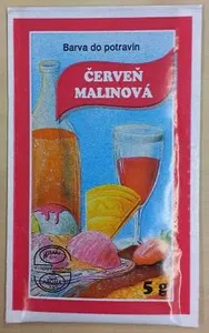 Potravinářská barva prášková (5 g) Červeň malinová