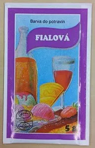Potravinářská barva prášková (5 g) Fialová