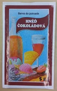 Potravinářská barva prášková (5 g) Hněď čokoládová