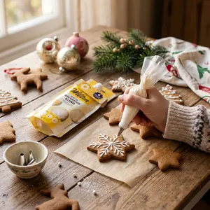 Zdobící poleva na perníčky, Decorator Icing bílý 212g