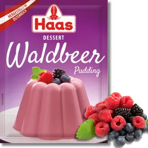 Dezertní puding s příchutí Lesní plody 37g