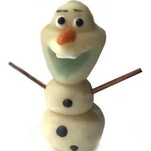 Marcipánová figurka olaf 5,5x5 cm, 20g - Frischmann vyškov