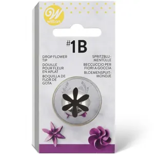 Cukrářská špička květinová č. 1B, nerez, otvor 18 mm
