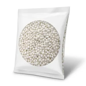 Cukrovo-rýžové perly bílé perleťové 5 mm 80 g