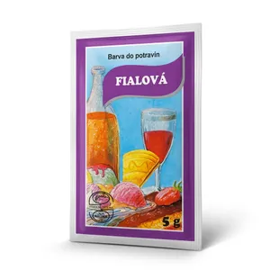 Prášková potravinářská barva fialová 5 g