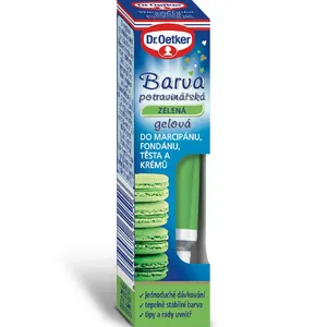 Gelová potravinářská barva zelená 10 g