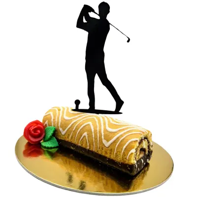 Dortová dekorace zápich GOLFISTA – 3D zápich z vlastní výroby