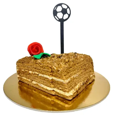 Dortová dekorace MINI míč – 3D zápich z vlastní výroby