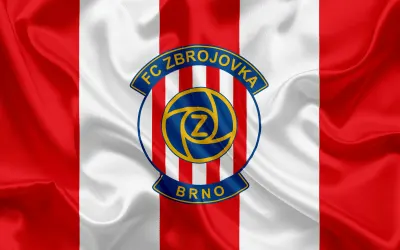 Zbrojovka Brno – znak na červeno-bílé vlajce – obdélníkový jedlý papír na dort