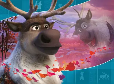 Frozen Sven – obdélníkový jedlý papír na dort