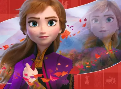 Frozen – Podzim – obdélníkový jedlý papír na dort
