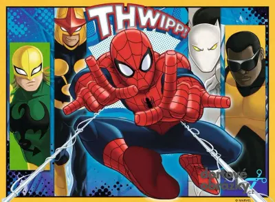 Spiderman – komiksové panely a efekt Thwipp – obdélníkový jedlý papír na dort