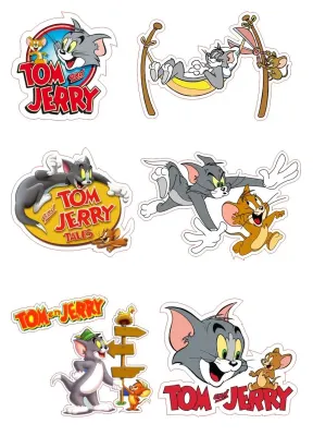 Tom a Jerry – obdélníkový jedlý papír na dort