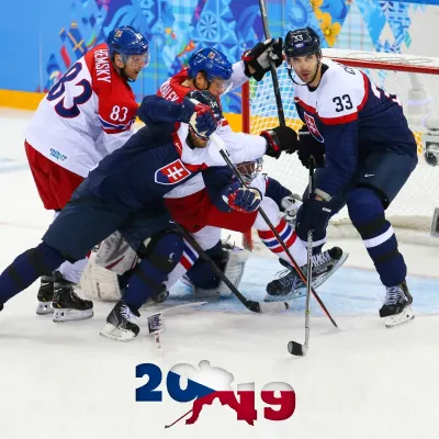 Hokej 2019 – jedlý papír na dort