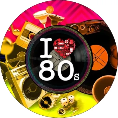 I love 80 – jedlý papír na dort