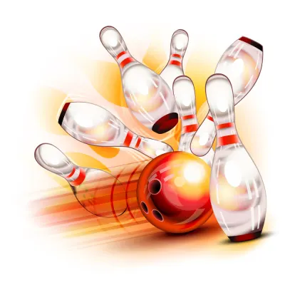 Kuželky – bowling – jedlý papír na dort