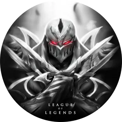 League of Legends – Zed s rudýma očima – jedlý papír na dort