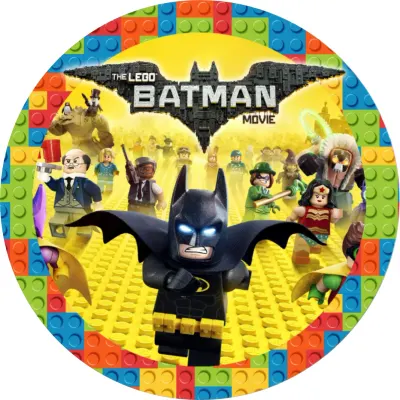 LEGO – Batman – jedlý papír na dort