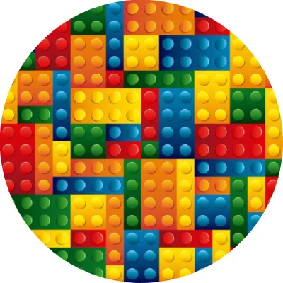 LEGO Blocks – jedlý papír na dort