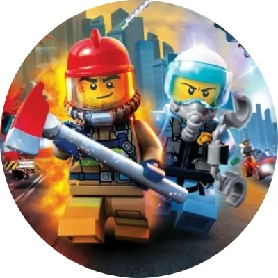 LEGO Heroes – jedlý papír na dort