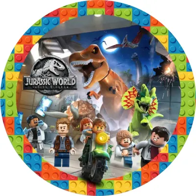 LEGO – Jurský park – jedlý papír na dort