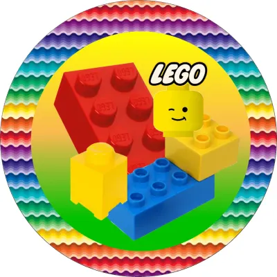 LEGO – Kostičky – jedlý papír na dort