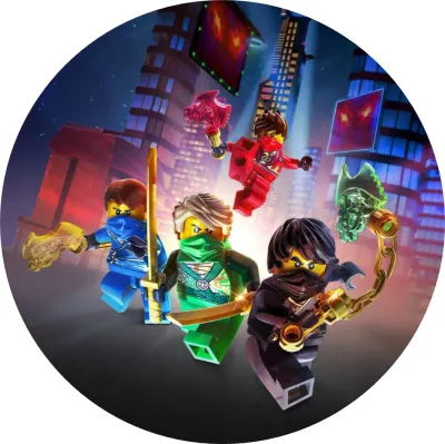 LEGO Ninjago – bojovníci v nočním městě – jedlý papír na dort