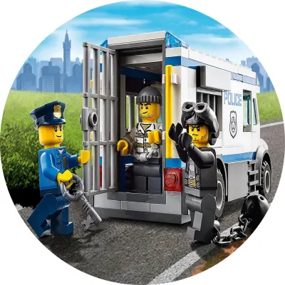 LEGO – Policie – jedlý papír na dort