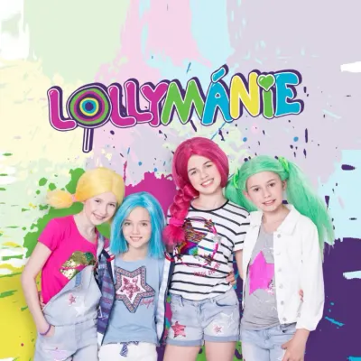 Lollipopz – nápis Lollymánie – jedlý papír na dort