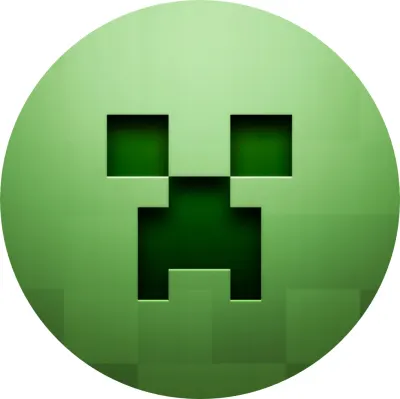 Minecraft Creeper – jedlý papír na dort