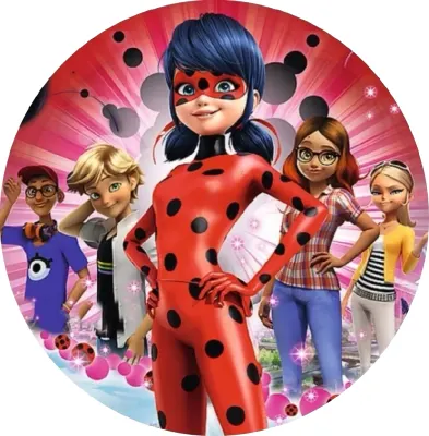 Miraculous – Beruška a její spolužáci – jedlý papír na dort