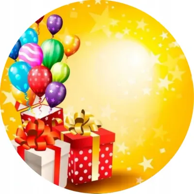 Narozeniny – Happy Birthday – jedlý papír na dort