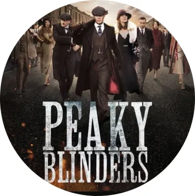 Peaky Blinders – gangy z Birminghamu – jedlý papír na dort