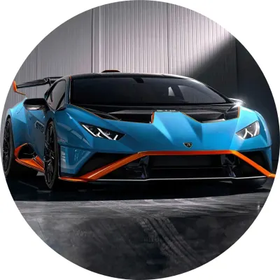 Sporťák – Lamborghini – jedlý papír na dort
