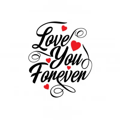 Forever love – jedlý papír na dort