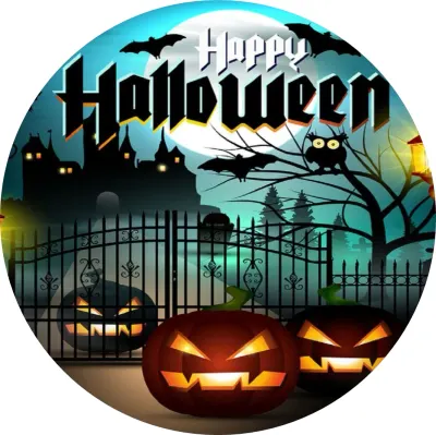 Happy Halloween 2 – jedlý papír na dort